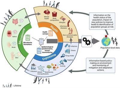 The potential of including the microbiome as biomarker in population-based health studies: methods and benefits